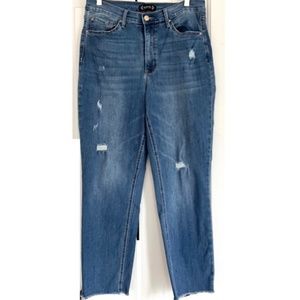 Nanette Lepore Jolie Super High Rank Taper Jeans Size 10